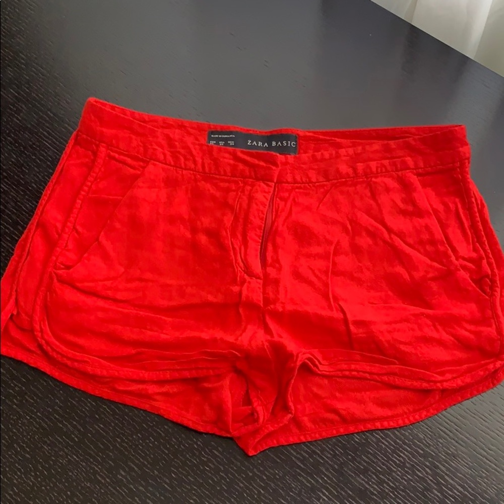 Zara Red shorts- XS